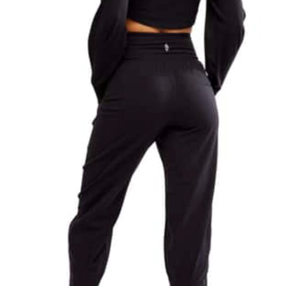 Free People Never Better Structured Sweatpants in Black size XS NWT - Picture 2 of 8